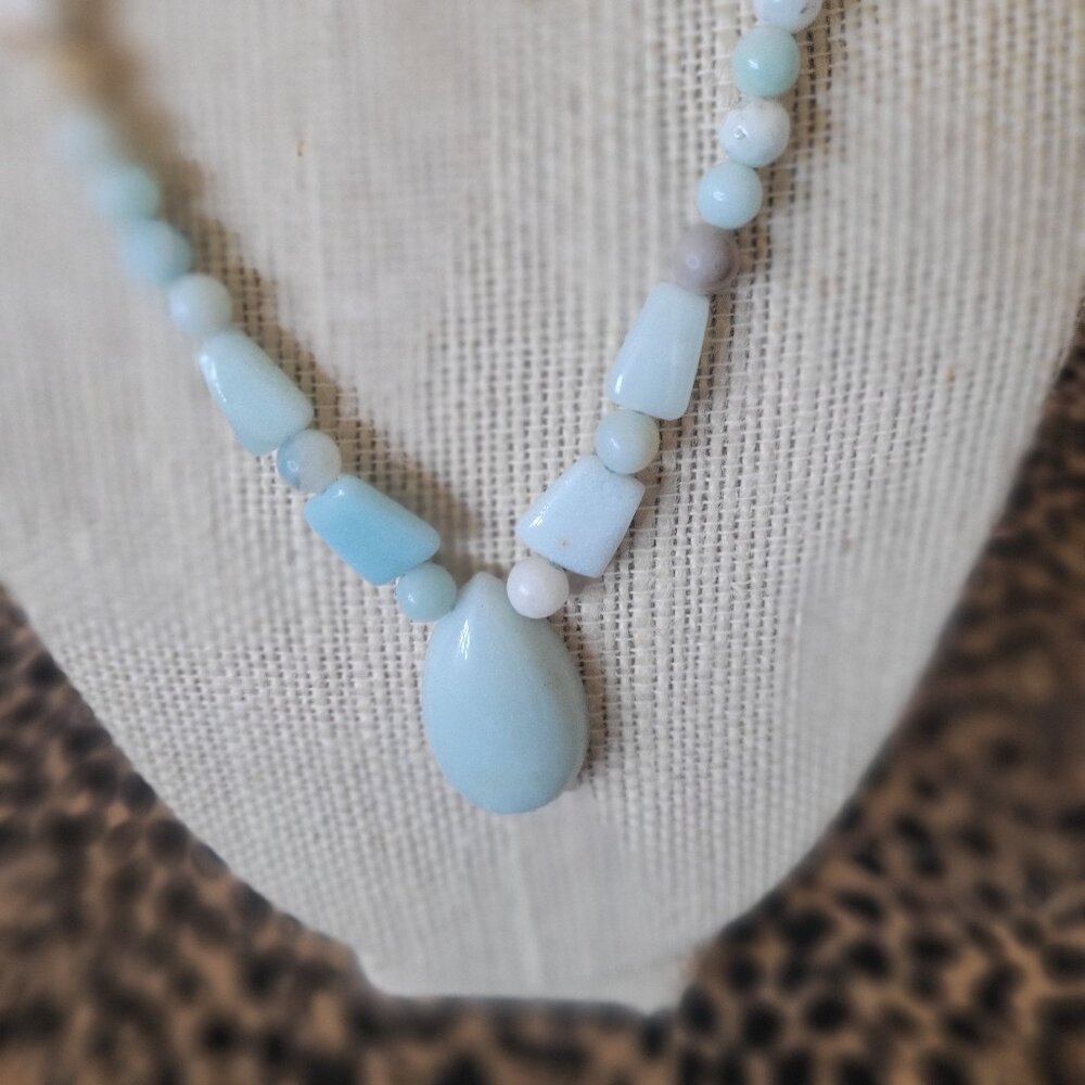 Beautiful Amazonite Tribal Necklace